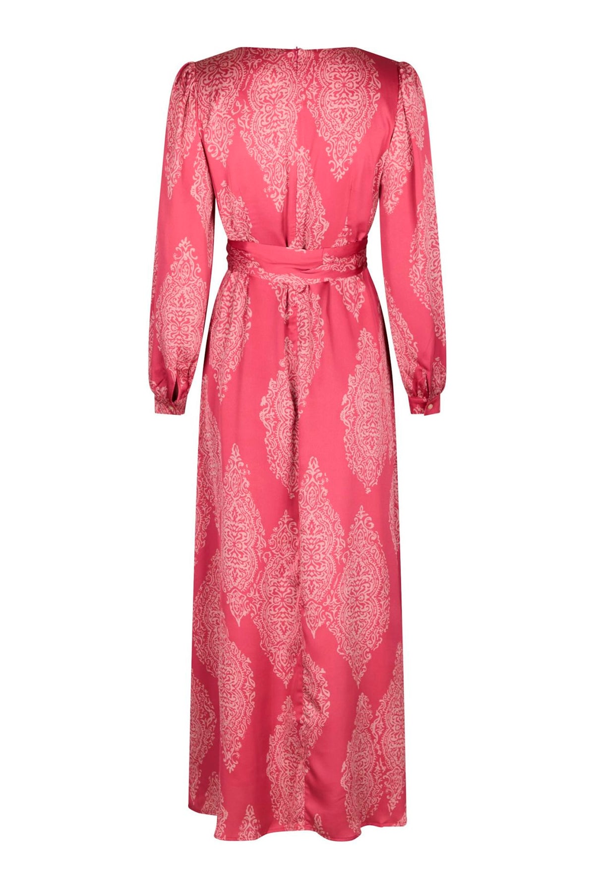 Bretti Paisley Drop Dress Cherry Pink - 168466