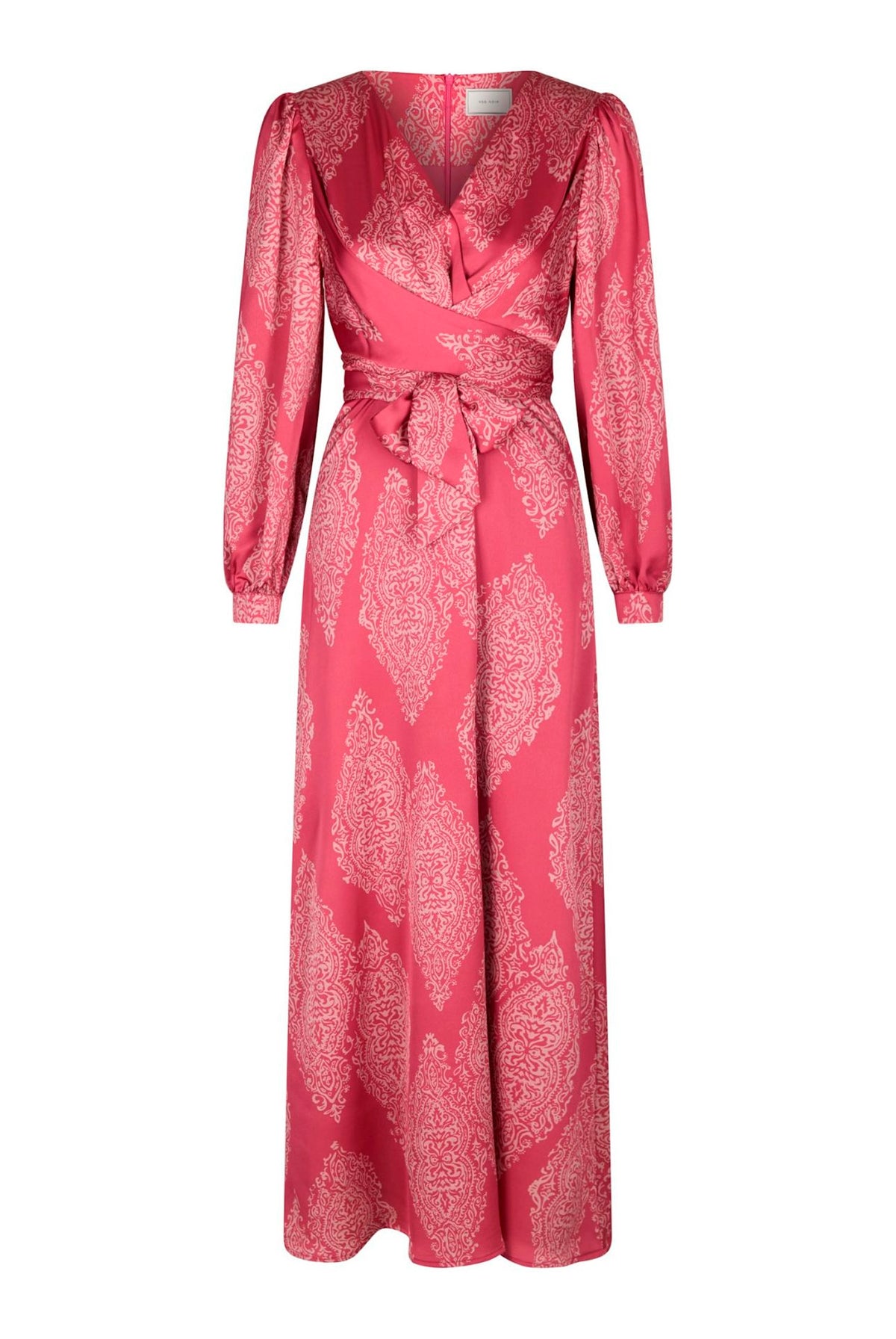 Bretti Paisley Drop Dress Cherry Pink - 168466