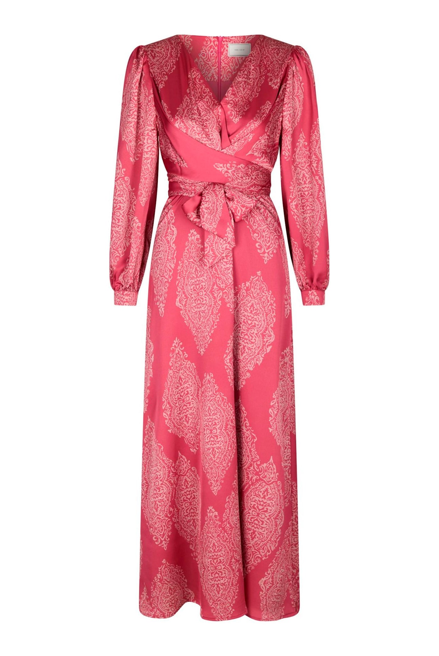 Bretti Paisley Drop Dress Cherry Pink - 168466