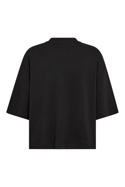 MMNatalie O-SS Boxy Tee Black - 183900 Thumbnail