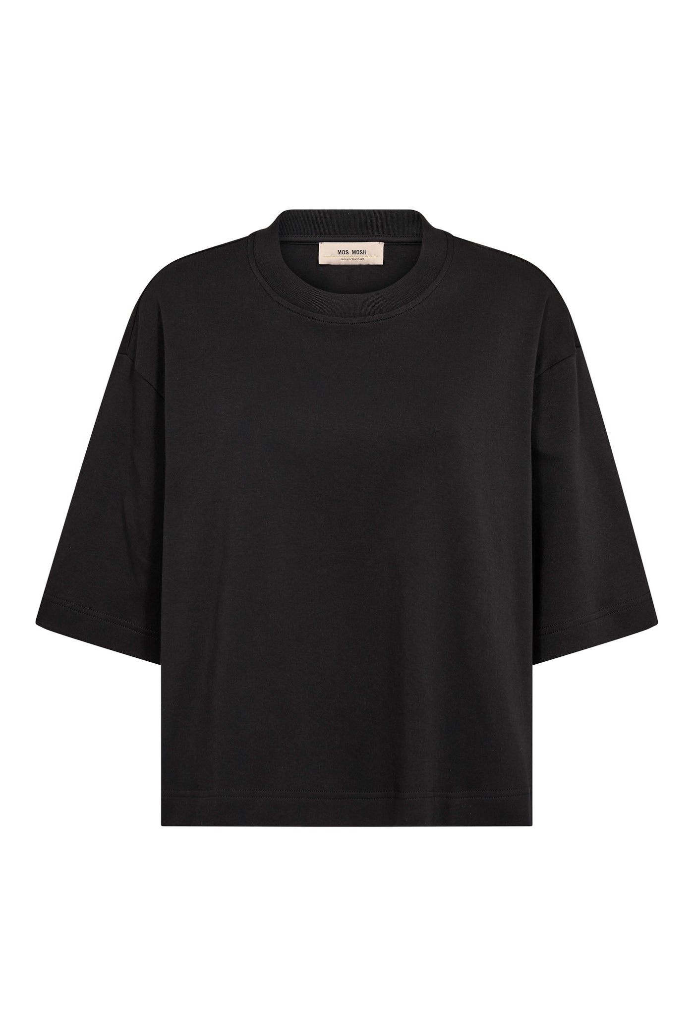 MMNatalie O-SS Boxy Tee Black - 183900