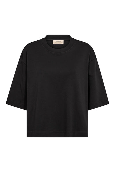 MMNatalie O-SS Boxy Tee Black - 183900 Thumbnail