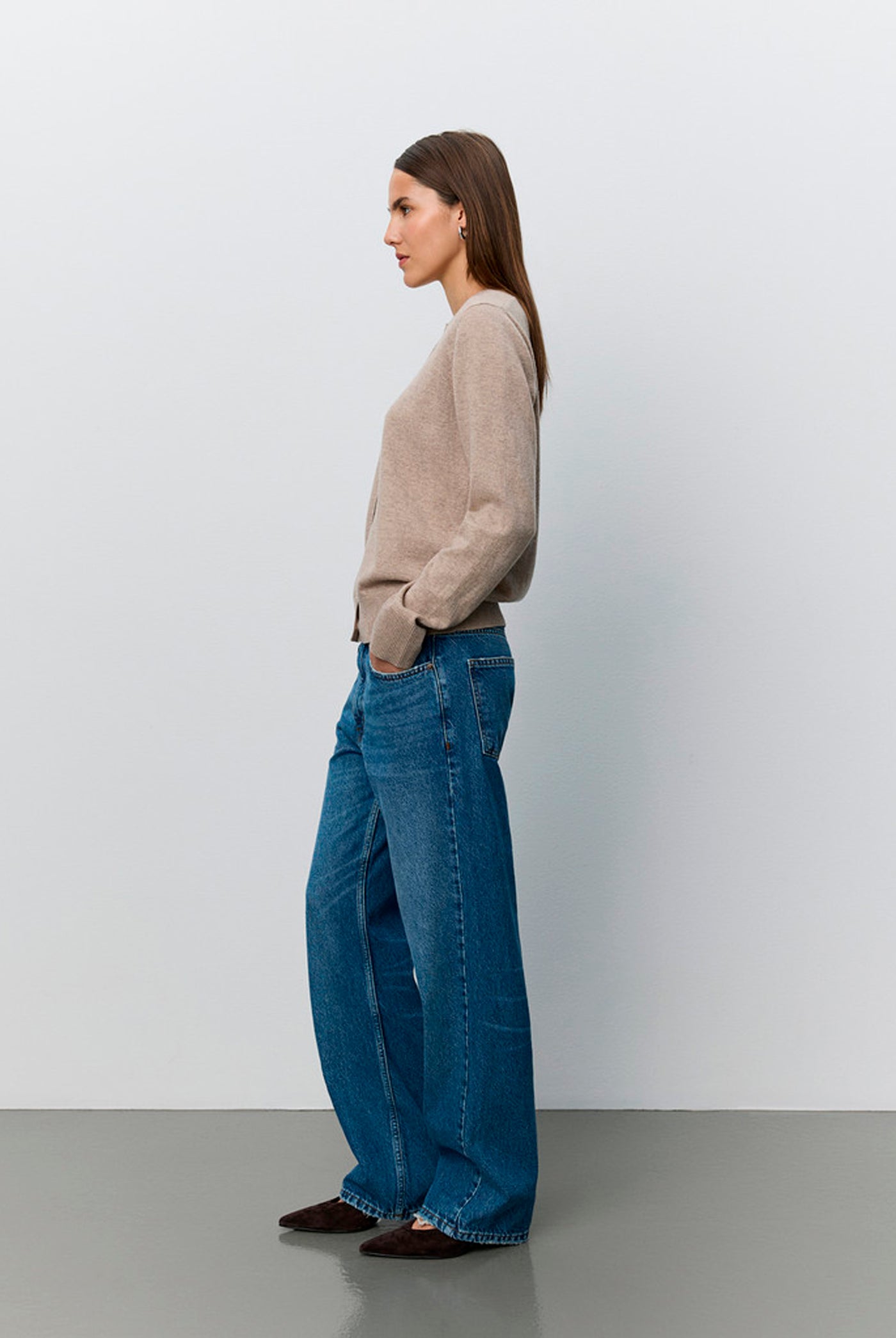RIOSW MID WAIST JEANS 5055 Denim blue - SNOS720
