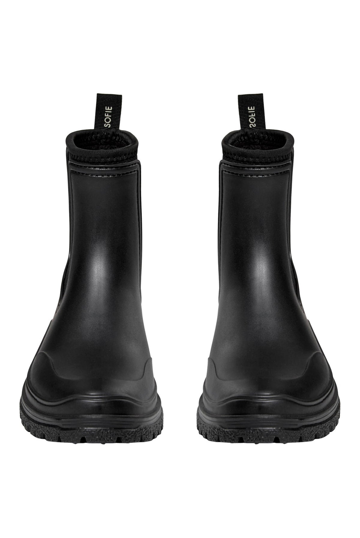 Jodiesw Rubber Boot W. Lining Black - T488