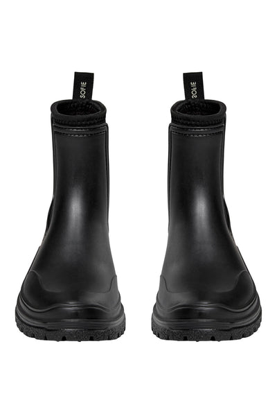 Jodiesw Rubber Boot W. Lining Black - T488 Thumbnail