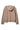CASSIESW KNIT HOODIE 7071 Brown melange - SNOS765