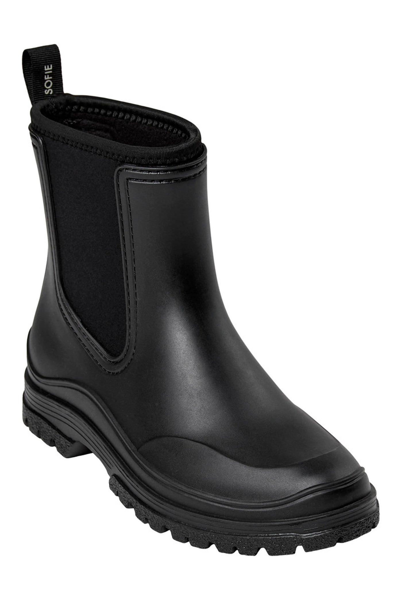 Jodiesw Rubber Boot W. Lining Black - T488
