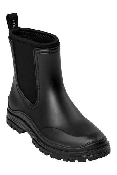 Jodiesw Rubber Boot W. Lining Black - T488 Thumbnail