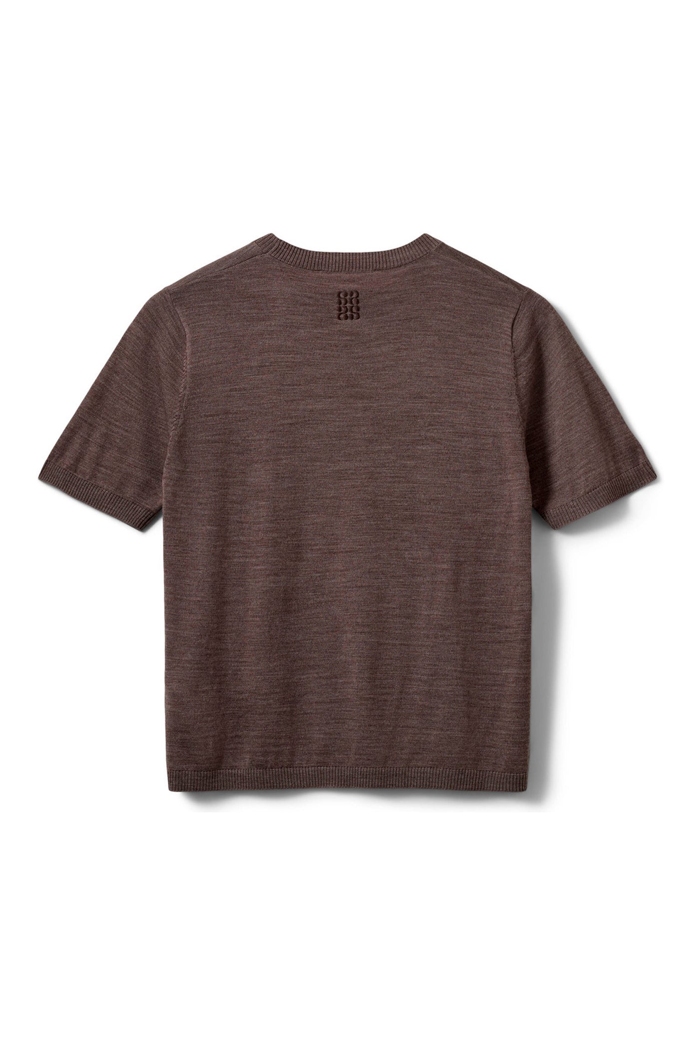 SORELLASW SHORT SLEEVE KNIT BL 7071 Brown melange - SNOS762