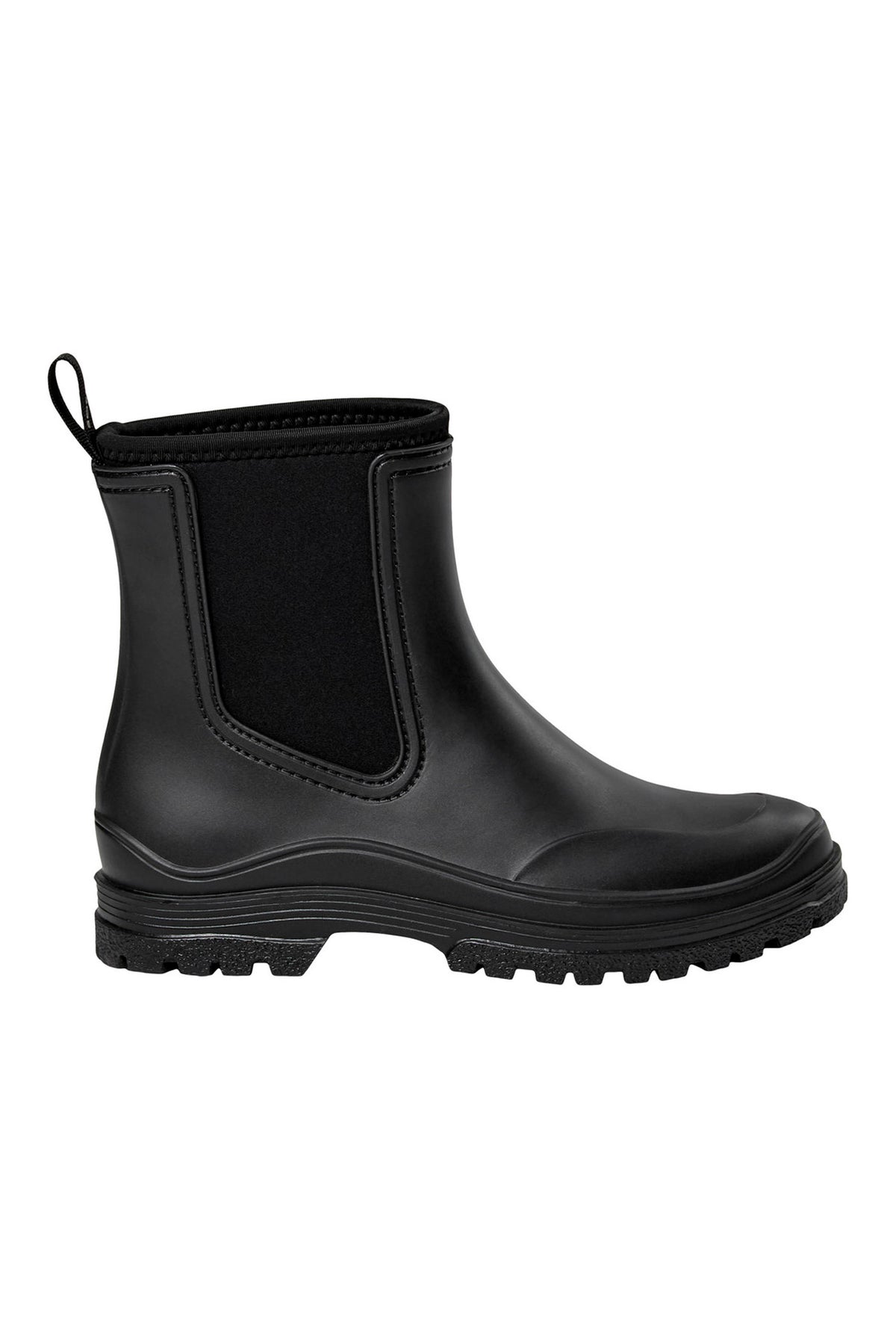 Jodiesw Rubber Boot W. Lining Black - T488