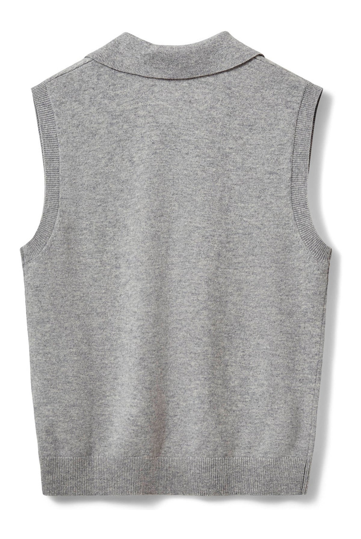 APPLESW VEST 8010 Grey melange - SNOS736