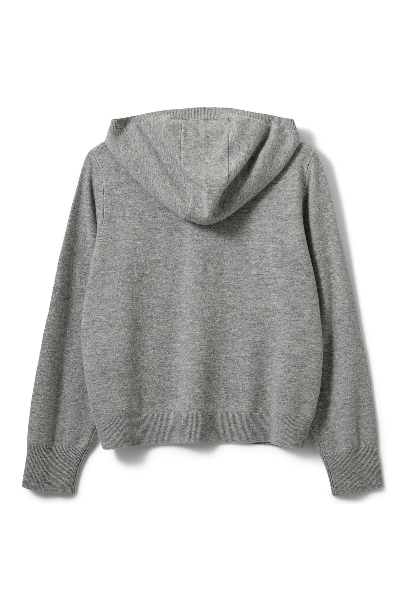CASSIESW KNIT HOODIE 8000 Grey Melange - SNOS765