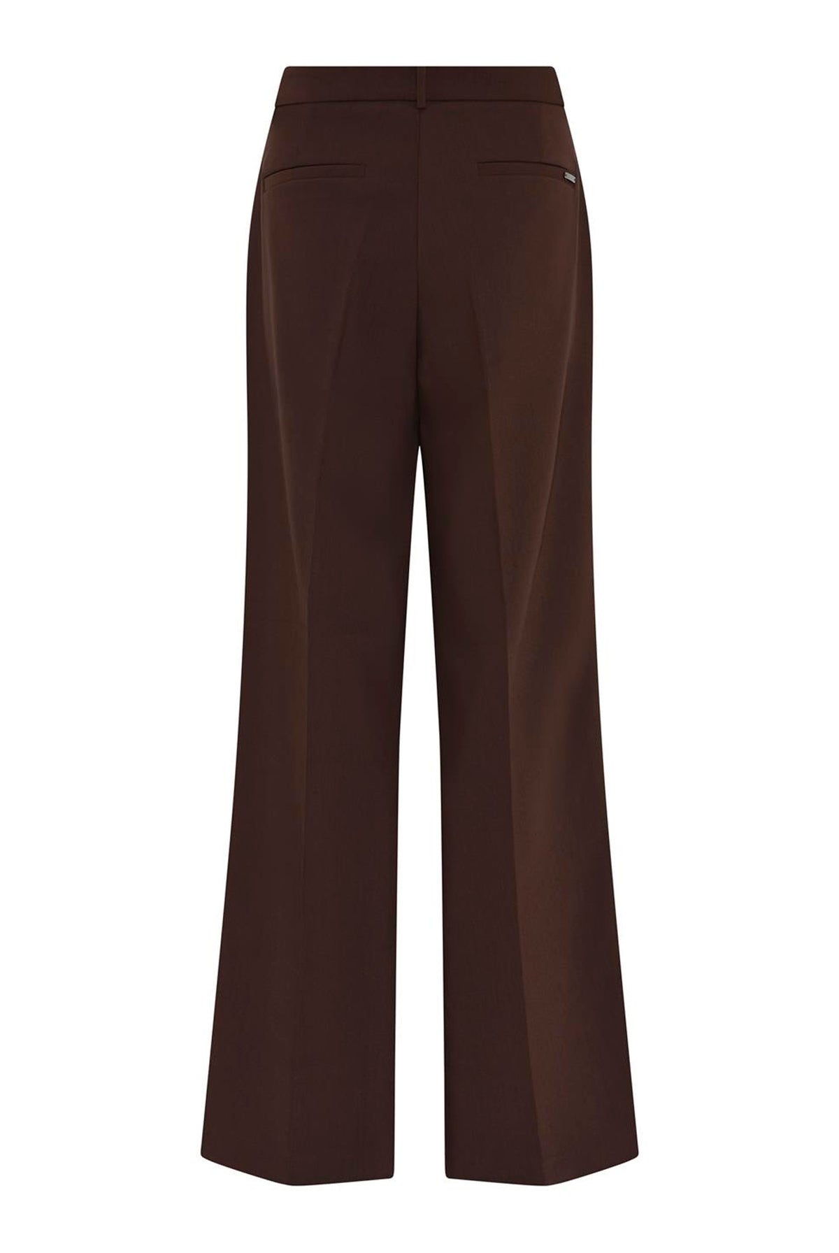 Wide leg pants 598-Brown - 6223/422