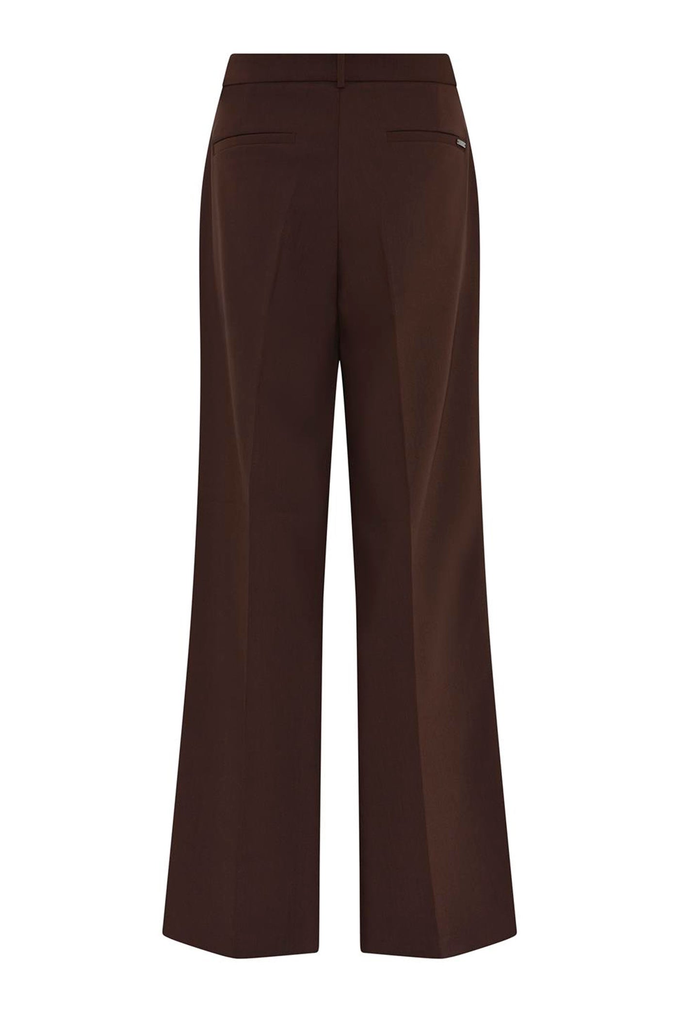 Wide leg pants 598-Brown - 6223/422