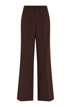 Wide leg pants 598-Brown - 6223/422