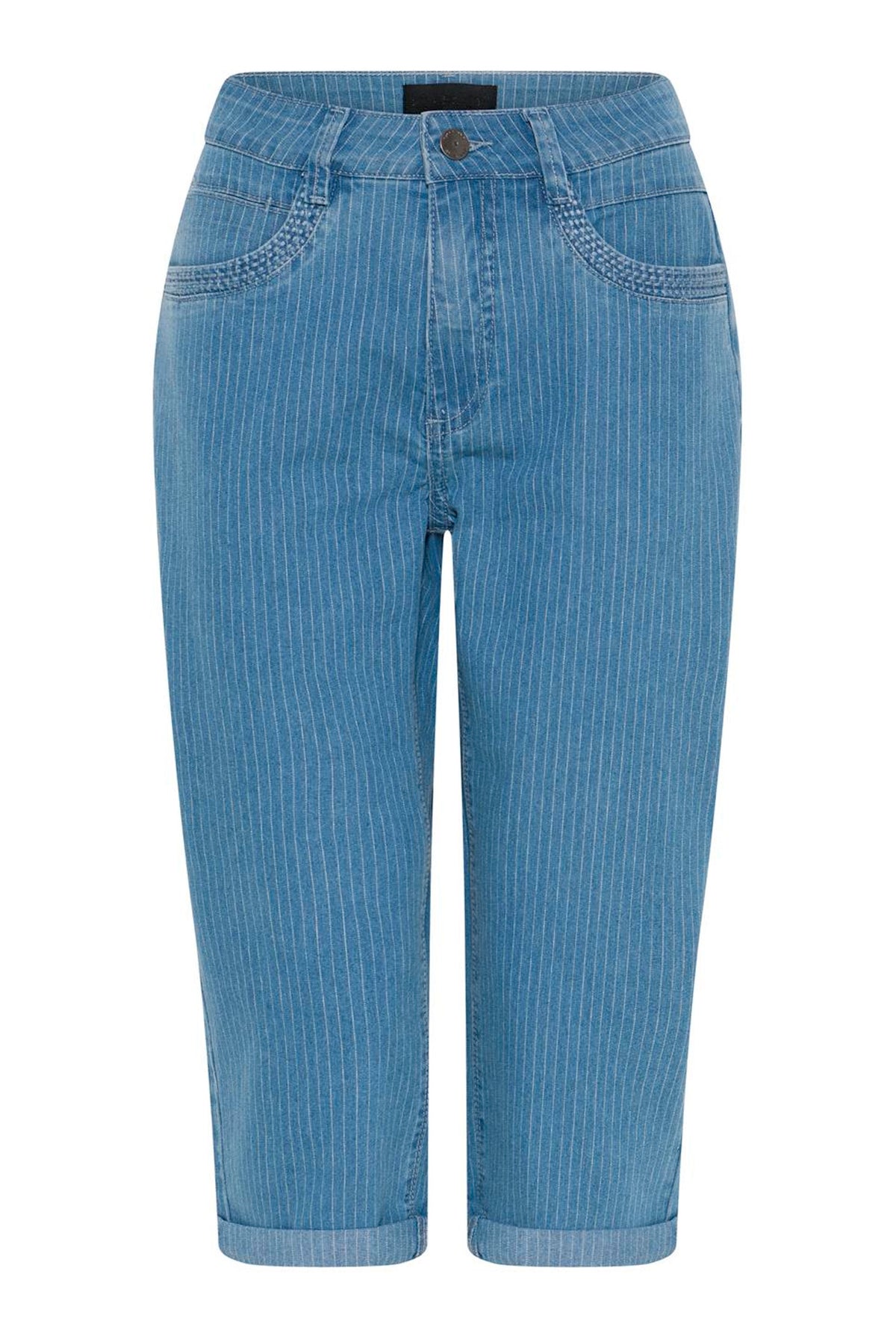 Suzanne Capri DENIM STRIPE 6349-Stripe - 6633/697