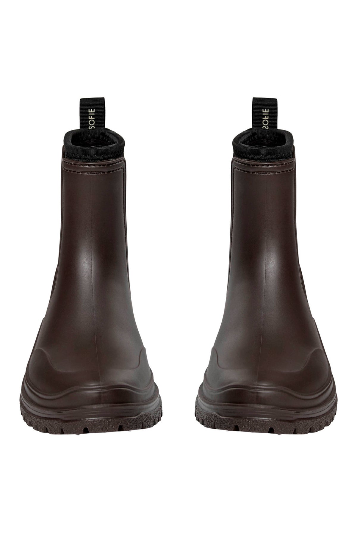 Jodiesw Rubber Boot W. Lining Intense Brown - T488