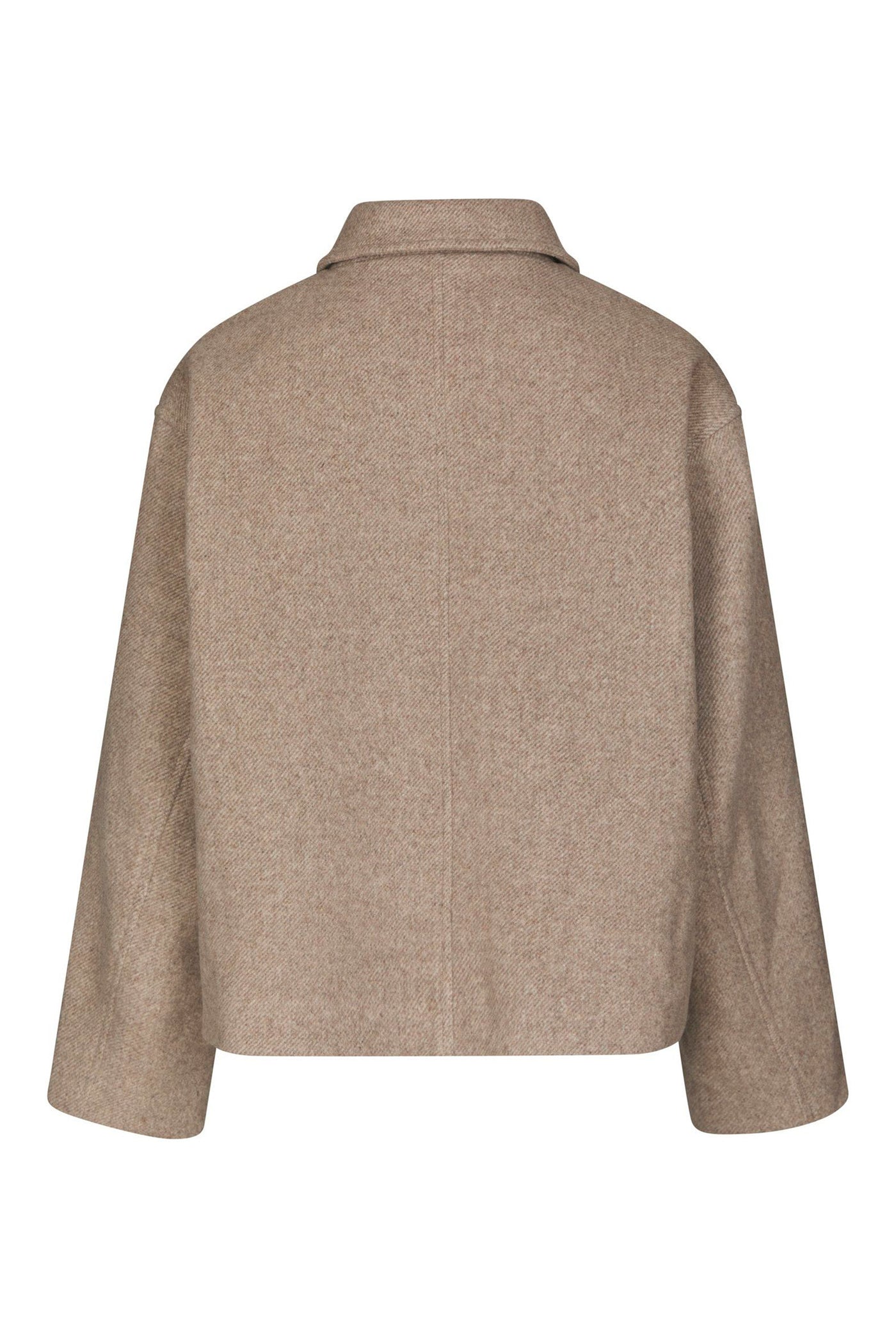 Hamra Herringbone Twill Jacket BEIGE MELANGE - 168855