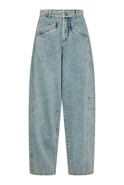JacksonCC Barrel Jeans 45007-Bleach Denim - 500801 Thumbnail