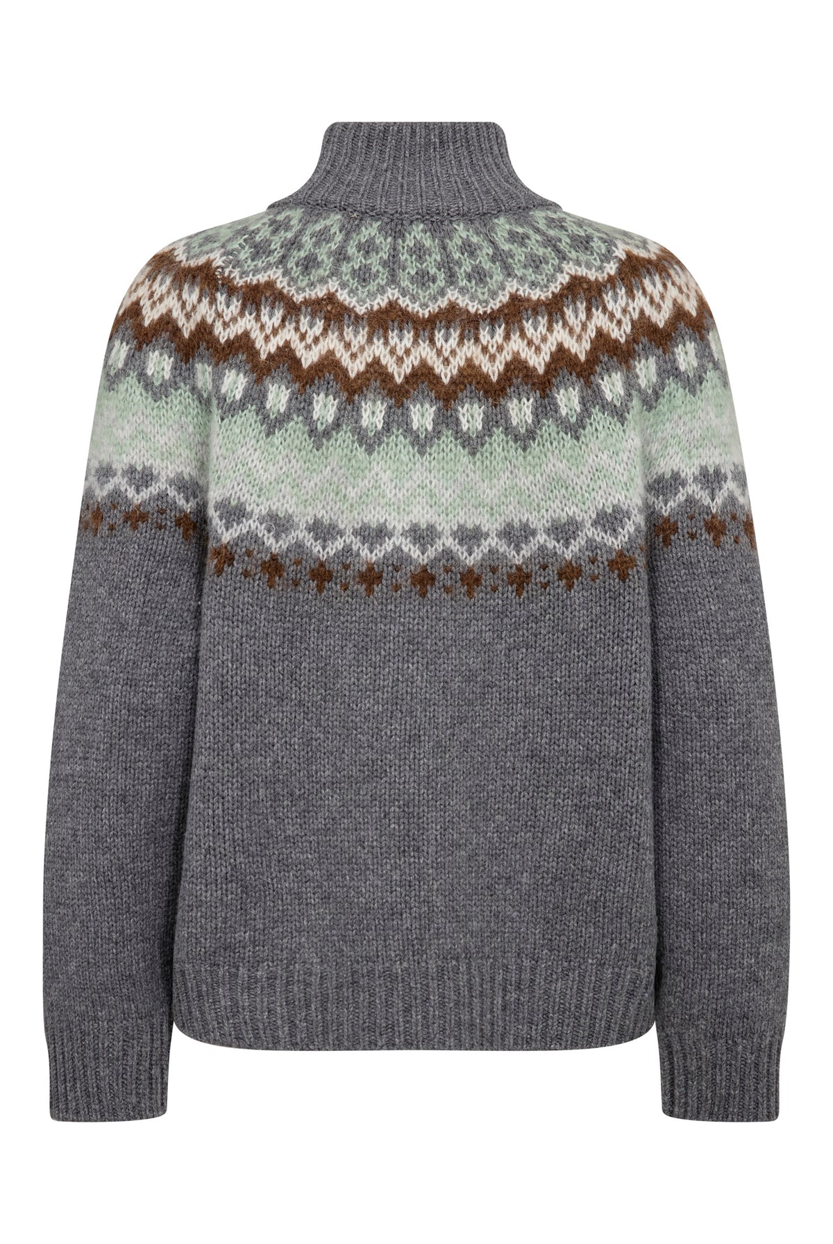 MMDaya Fjord Highneck Knit Thunderstorm - 183230