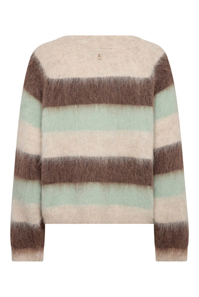 MMSuvi Stripe Knit Frosty Green - 182780 Thumbnail