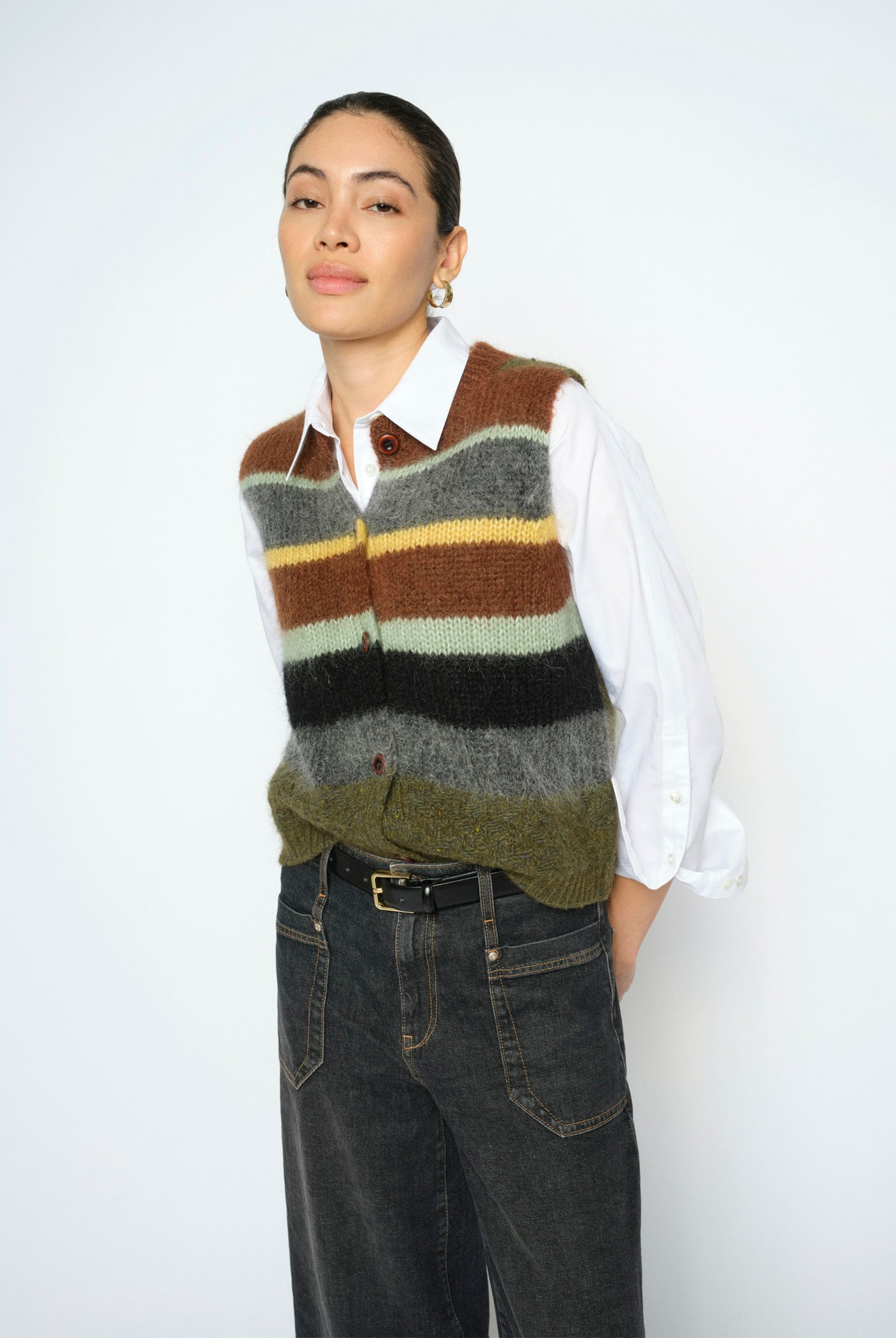 MMEsti Knit Vest Rosin - 182790