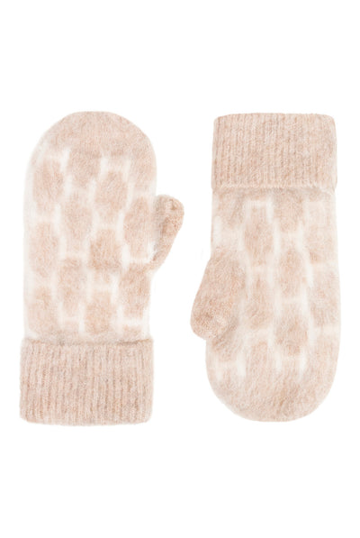 Gera Mittens 6513 Light Brown Melange - 2630390872 Thumbnail