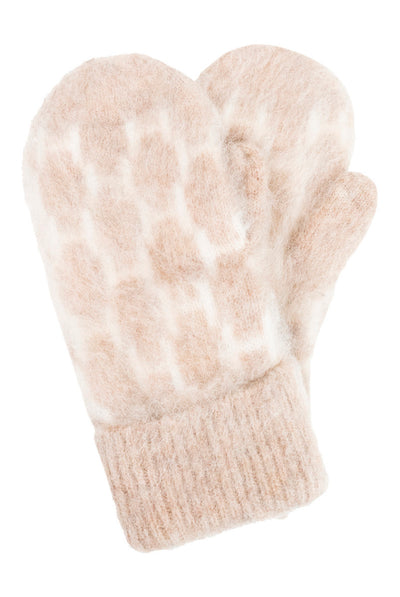 Gera Mittens 6513 Light Brown Melange - 2630390872 Thumbnail
