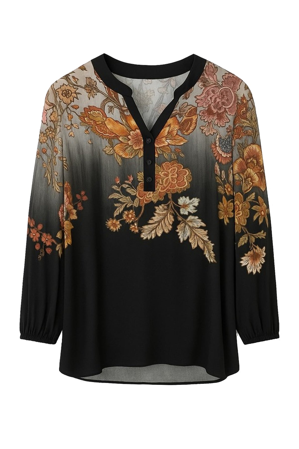 Rina BLACK FLOWERS - 1021379