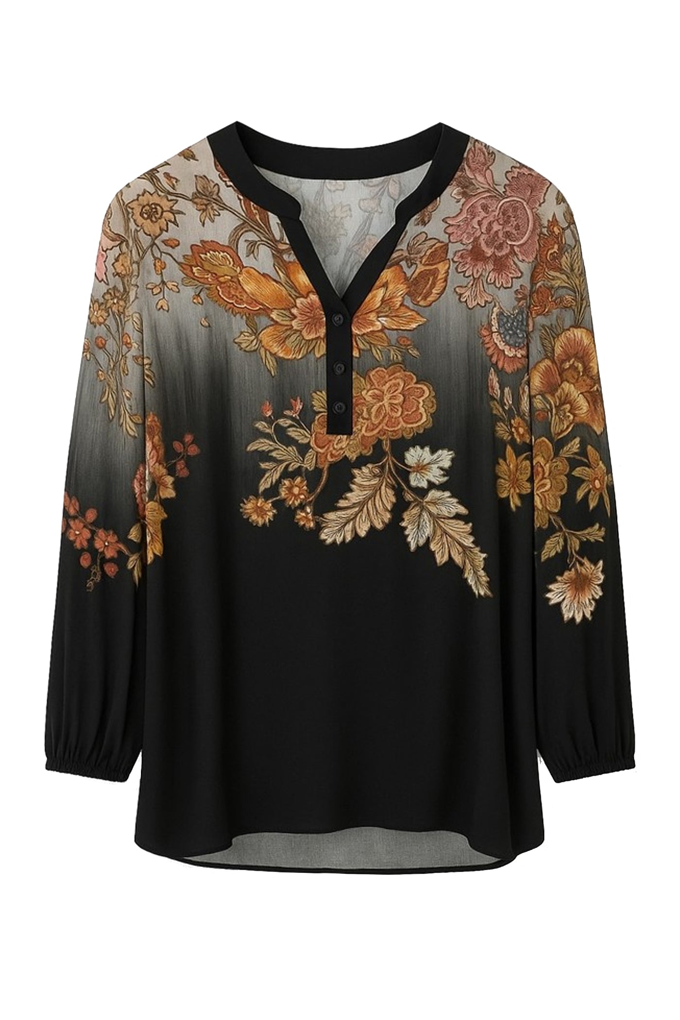 Rina BLACK FLOWERS - 1021379