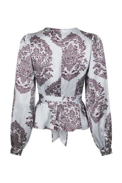 Rista Deco Drop Blouse Light Blue - 169965 Thumbnail