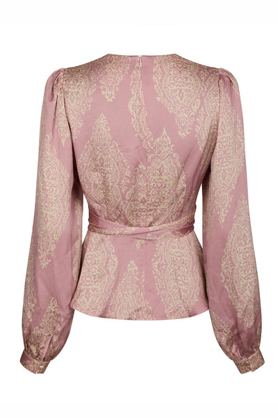Rista Paisley Drop Blouse Evening Rose - 166208 Thumbnail
