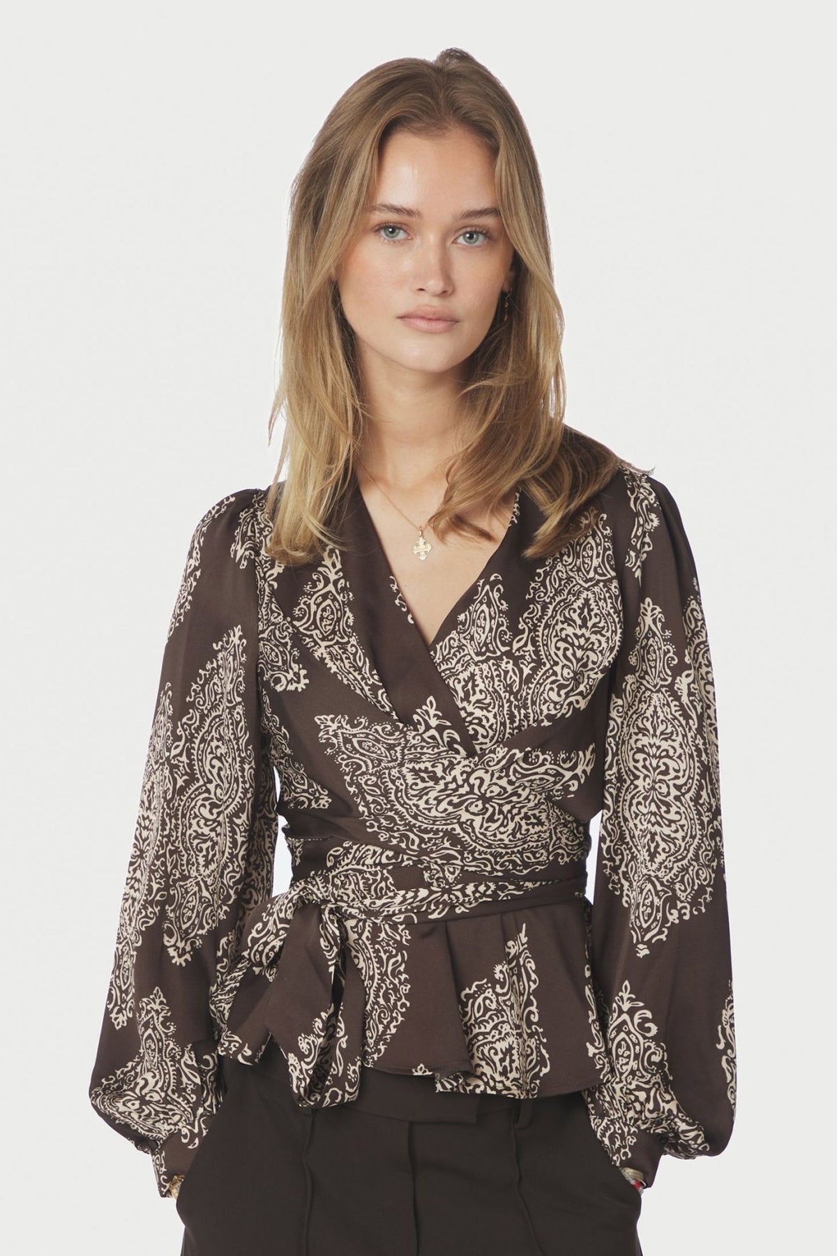 Rista Paisley Drop Dark brown - 166208