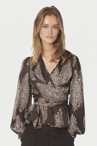 Rista Paisley Drop Dark brown - 166208 Thumbnail