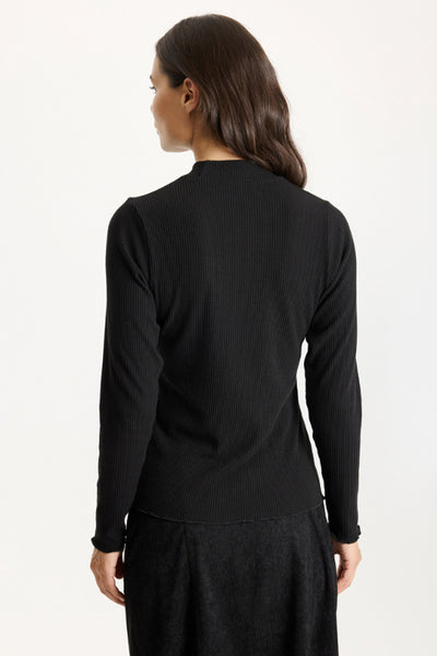 Rita blouse SORT - 16811 Thumbnail