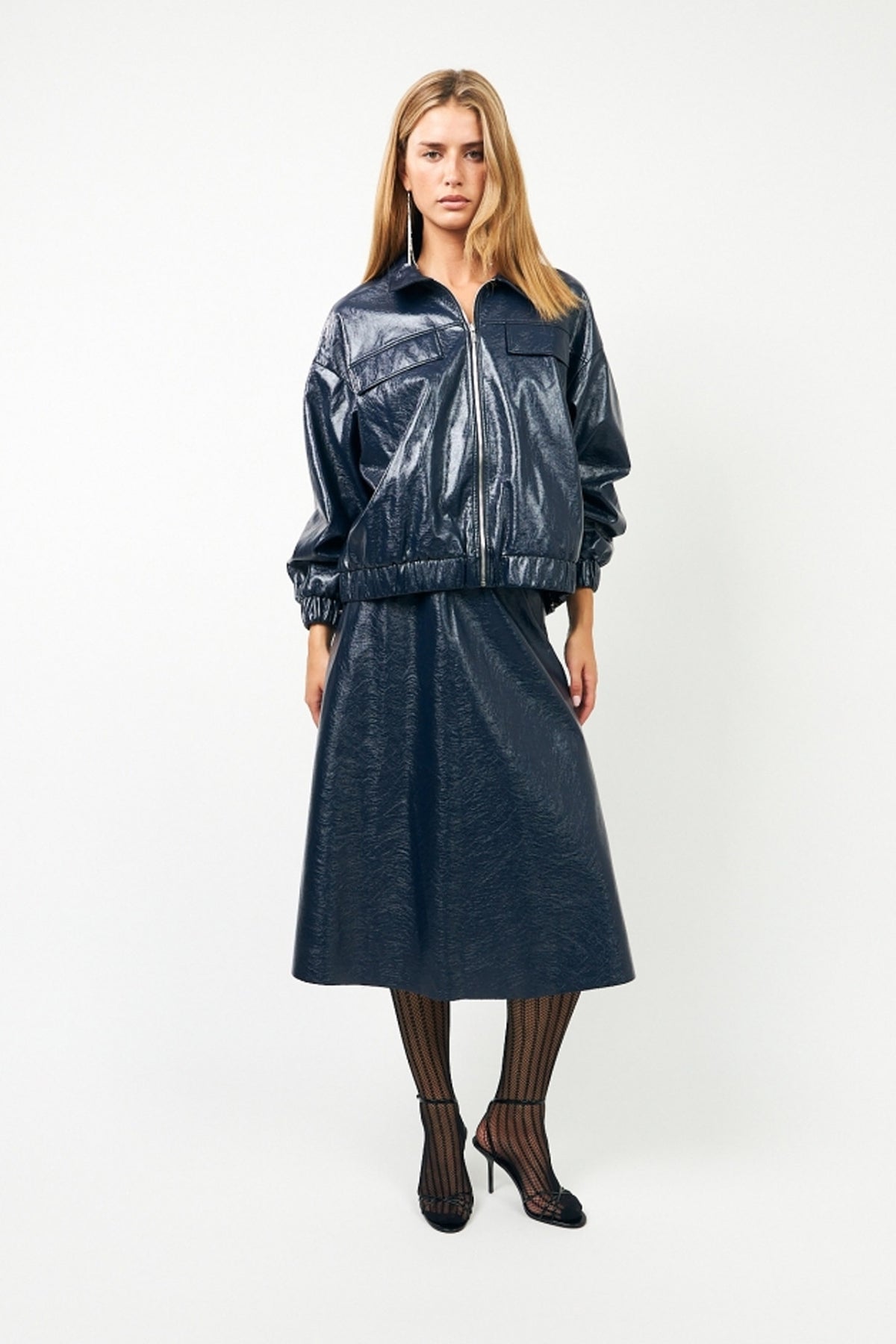 Ro Midi Skirt 23 Dark Blue - 25587-2022