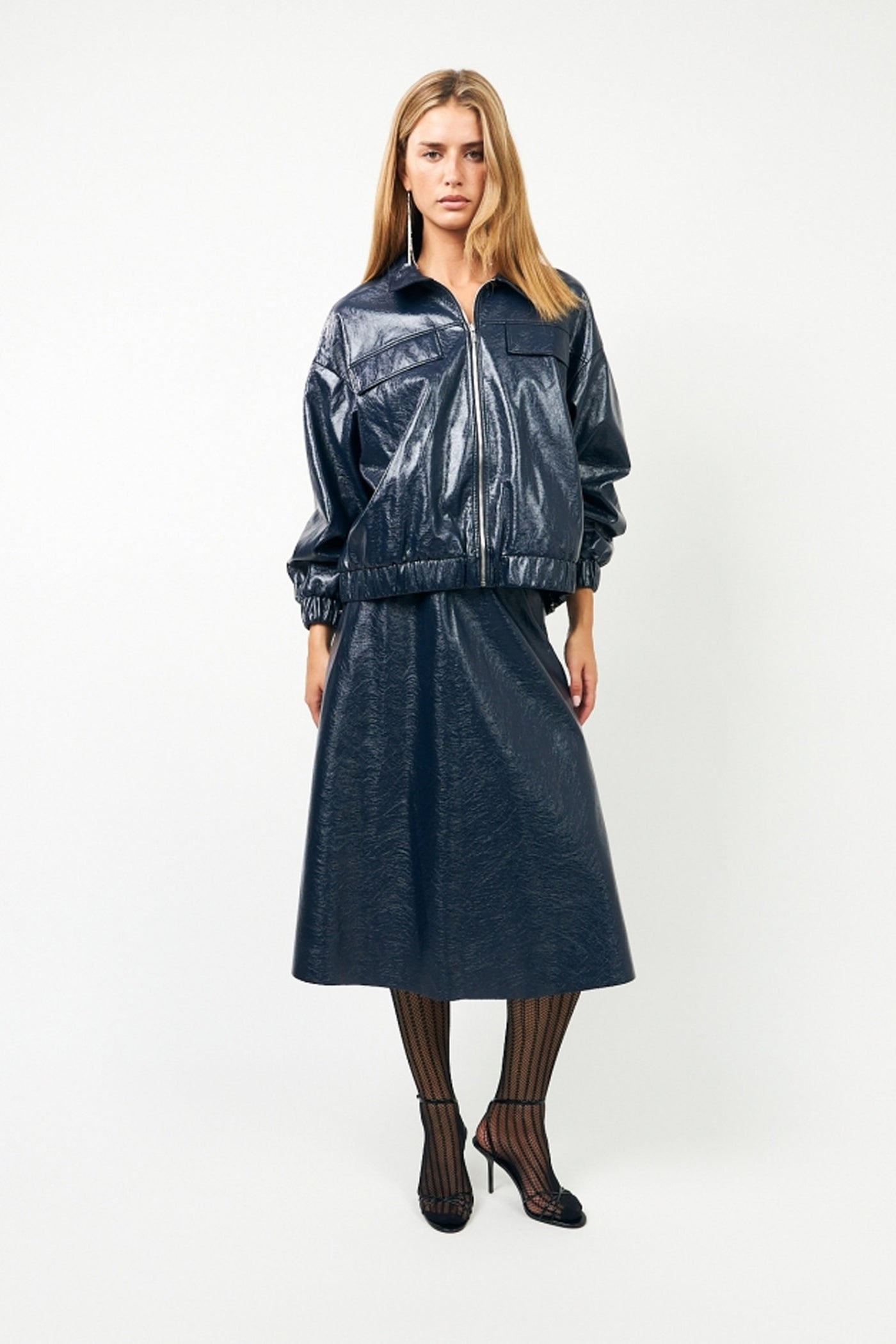 Ro Midi Skirt 23 Dark Blue - 25587-2022