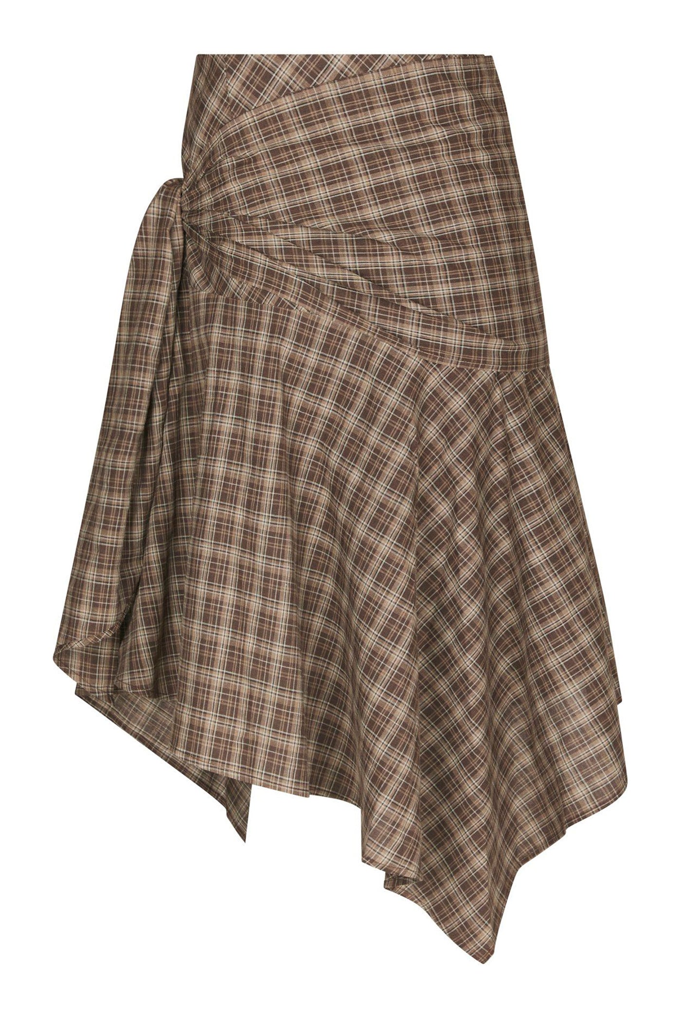 Sabella Check Skirt Brown check - 169596
