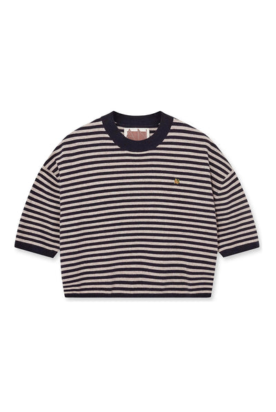 MMHPoetic Stripe Knit Baritone Blue - 800298 Thumbnail