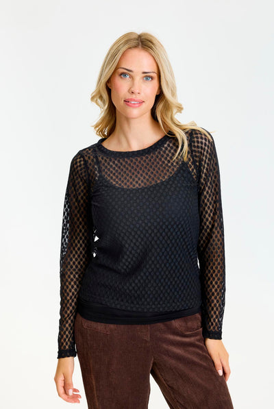 Jamina t-shirt SORT - 17285 Thumbnail