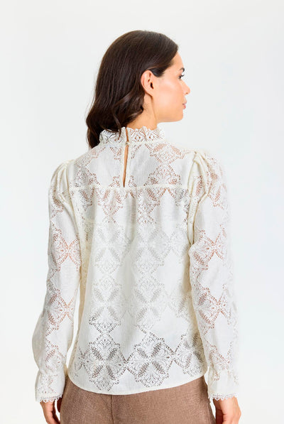 Ariella blouse OFF WHITE - 17300 Thumbnail