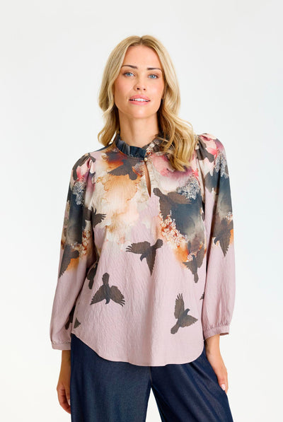 Scarlett blouse Rose - 17306 Thumbnail