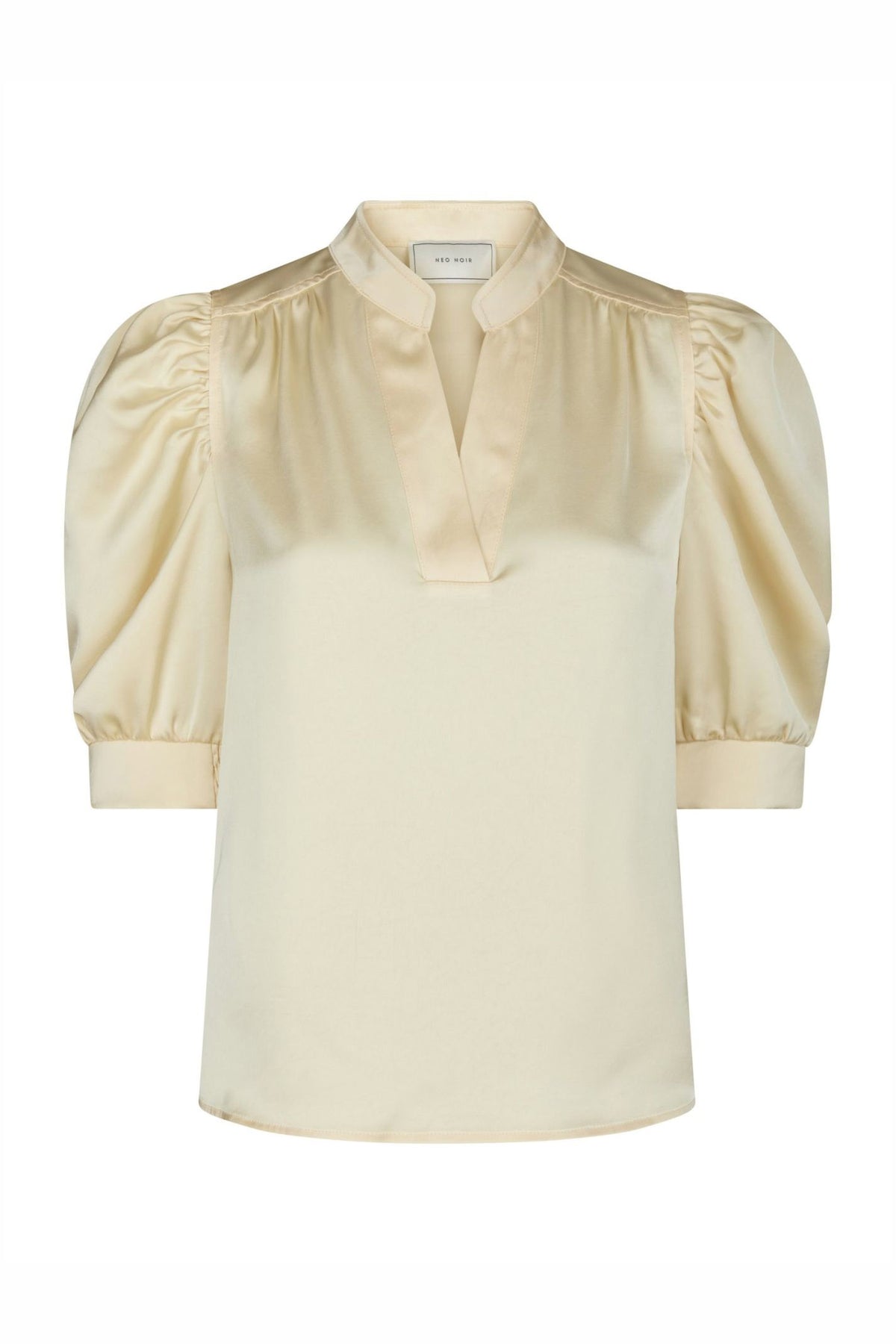 Roella Heavy Sateen Blouse Light yellow - 162590