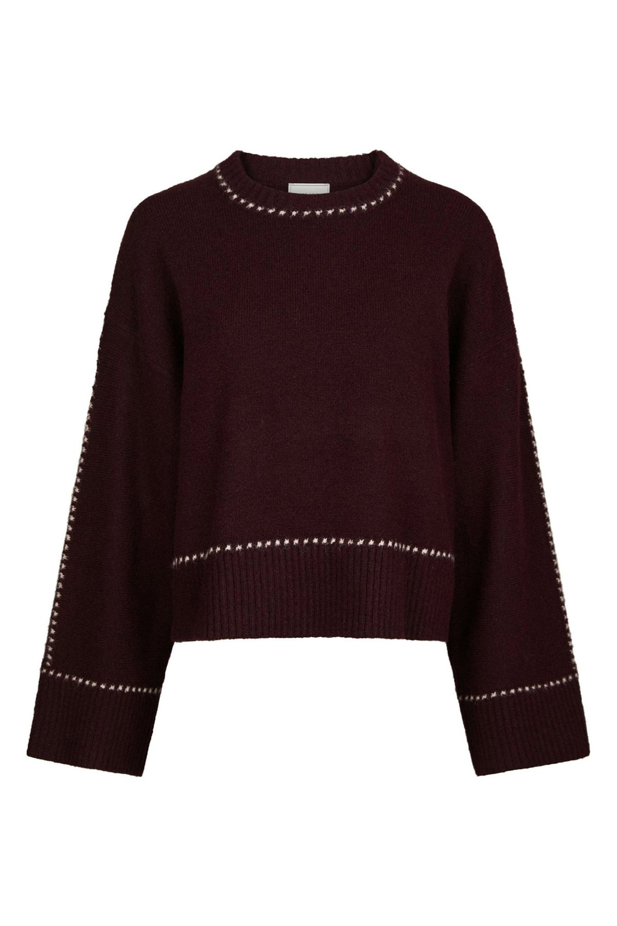 Roeme Knit Stitch Wine - 164818