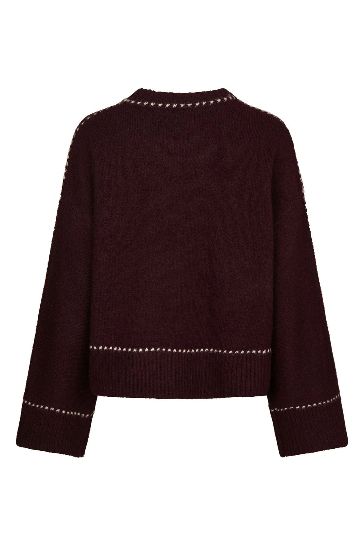 Roeme Knit Stitch Wine - 164818