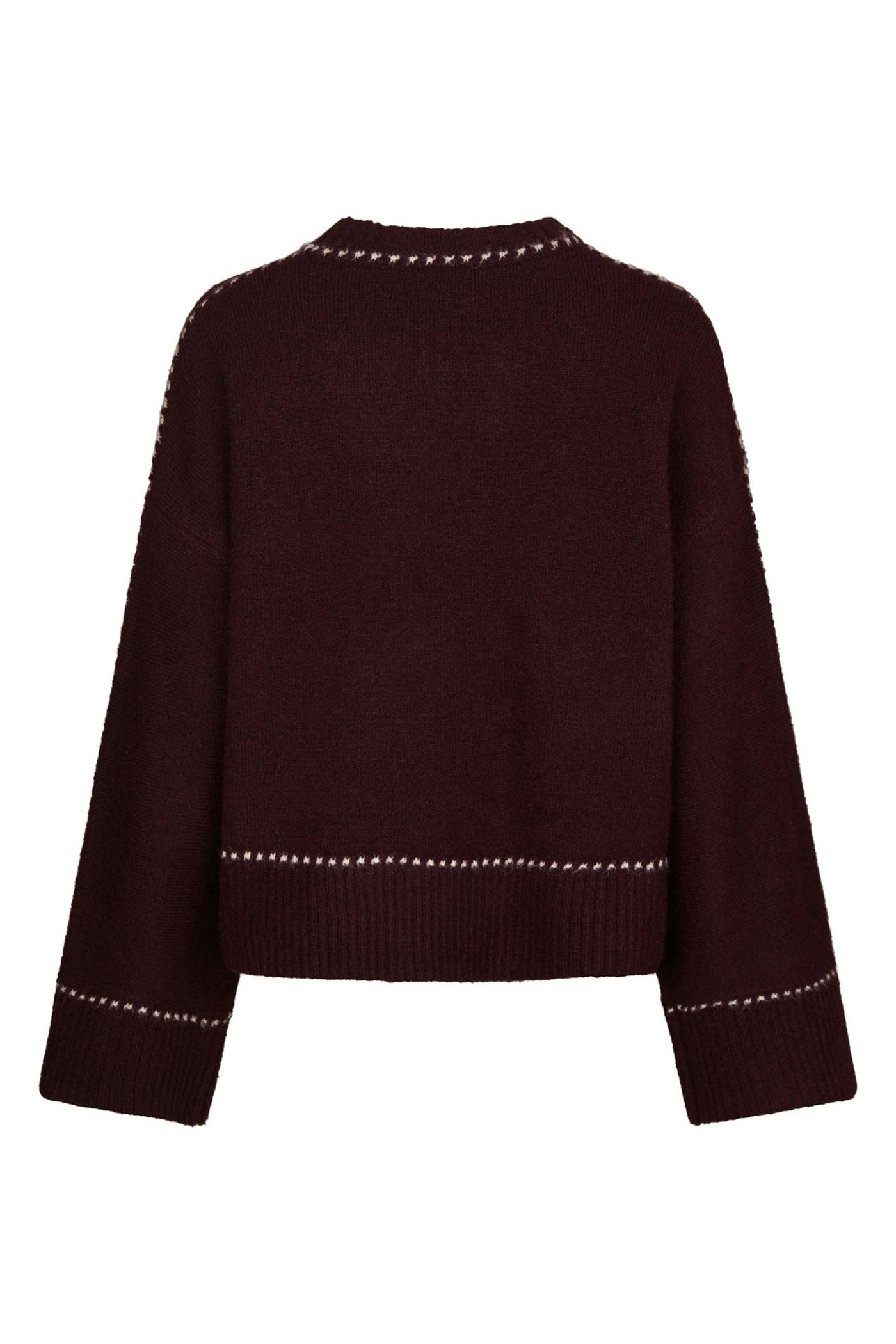 Roeme Knit Stitch Wine - 164818