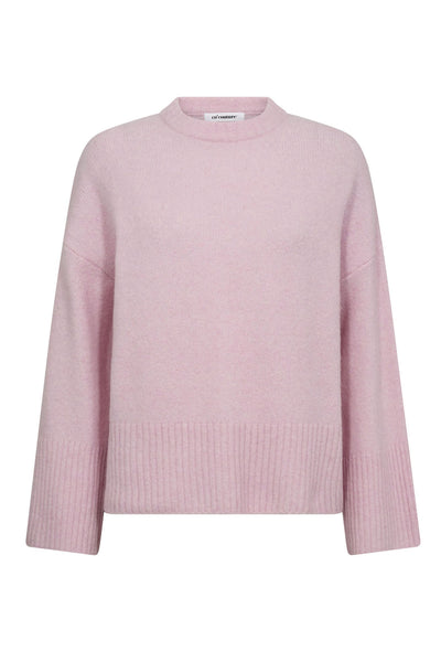 RogerCC O-Neck Knit 4543-Pale pink - 32196 Thumbnail