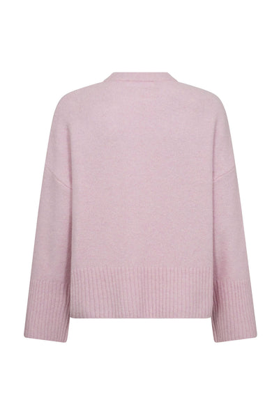 RogerCC O-Neck Knit 4543-Pale pink - 32196 Thumbnail