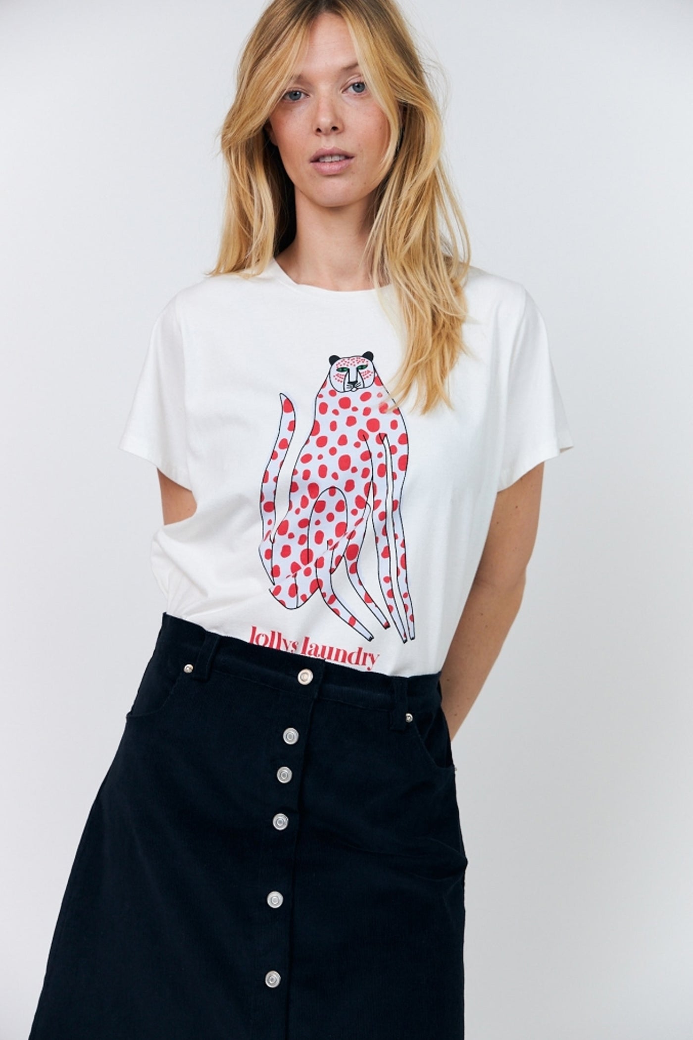 Romall Cat T-Shirt White - 26463-1047