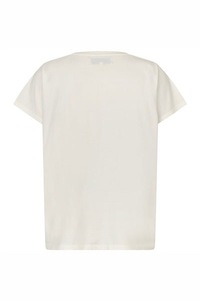 Romall Peacock Tee Ss White - 26103-1002 Thumbnail